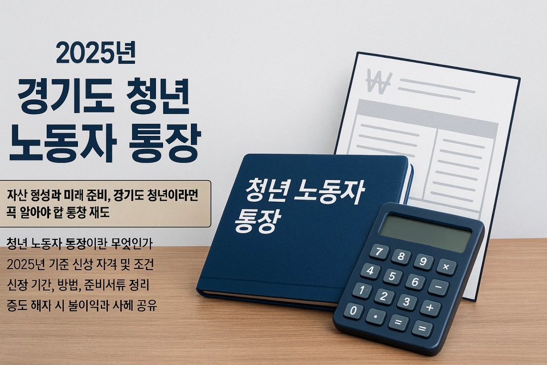 2025년 경기도 청년 노동자 통장, 제대로 알고 활용하기