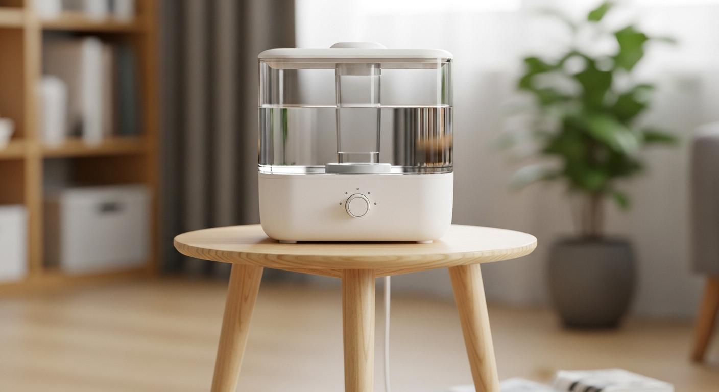 가습기 나무 받침대