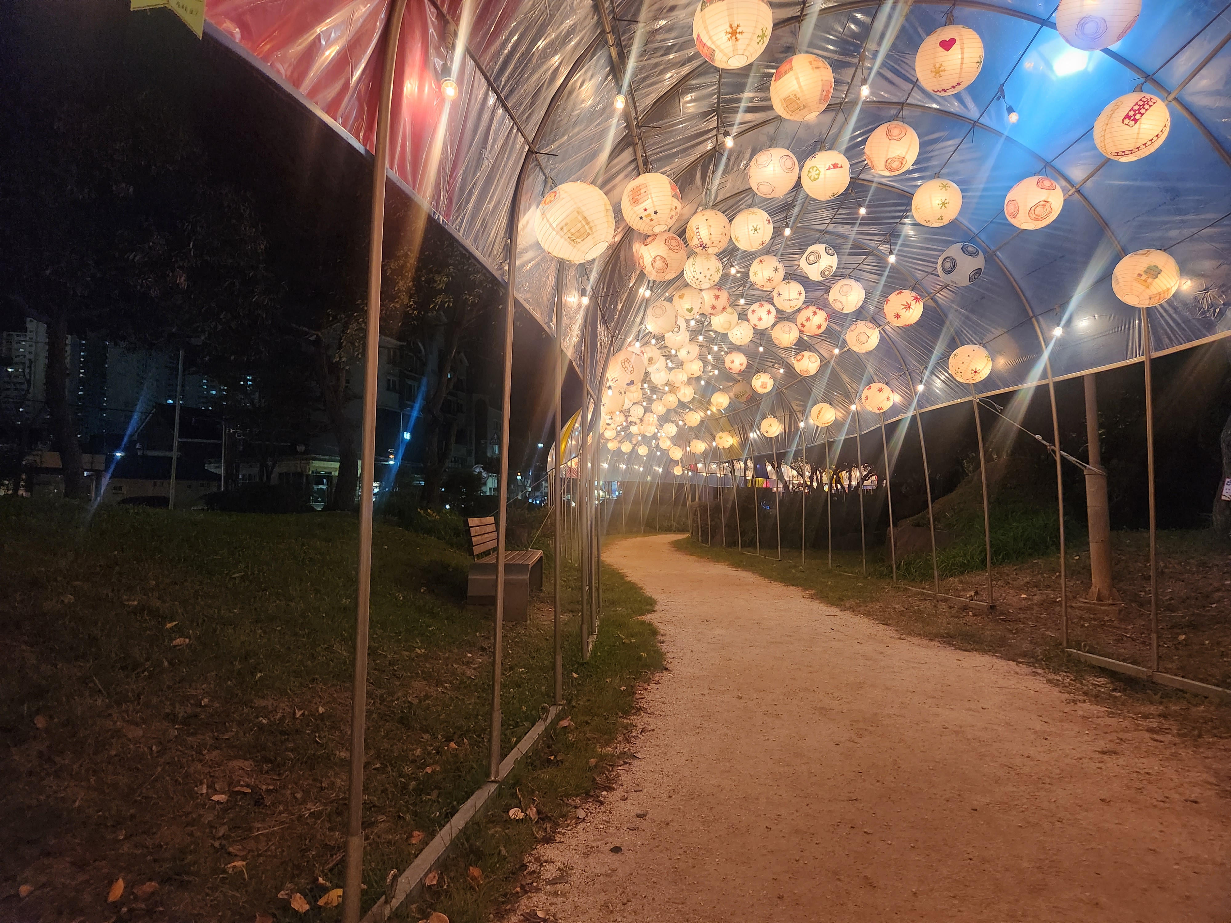 남가람공원 창작등 설치사진