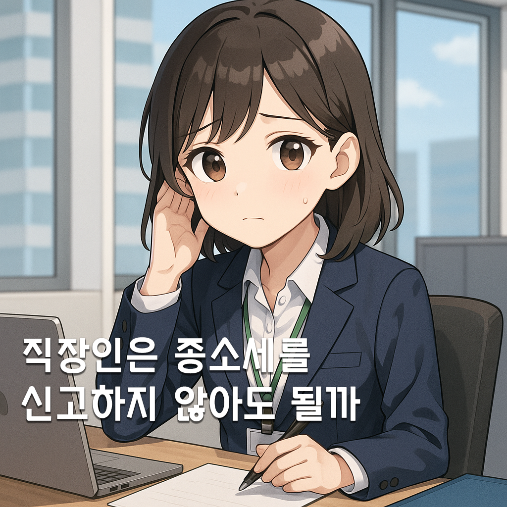 직장인은 종소세를 신고하지 않아도 될까