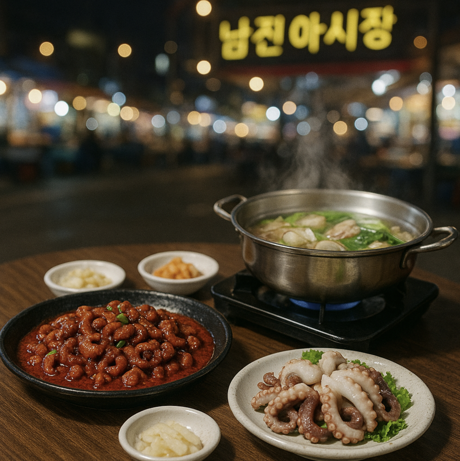 목포 5월 미식여행 쭈꾸미 음식 모습