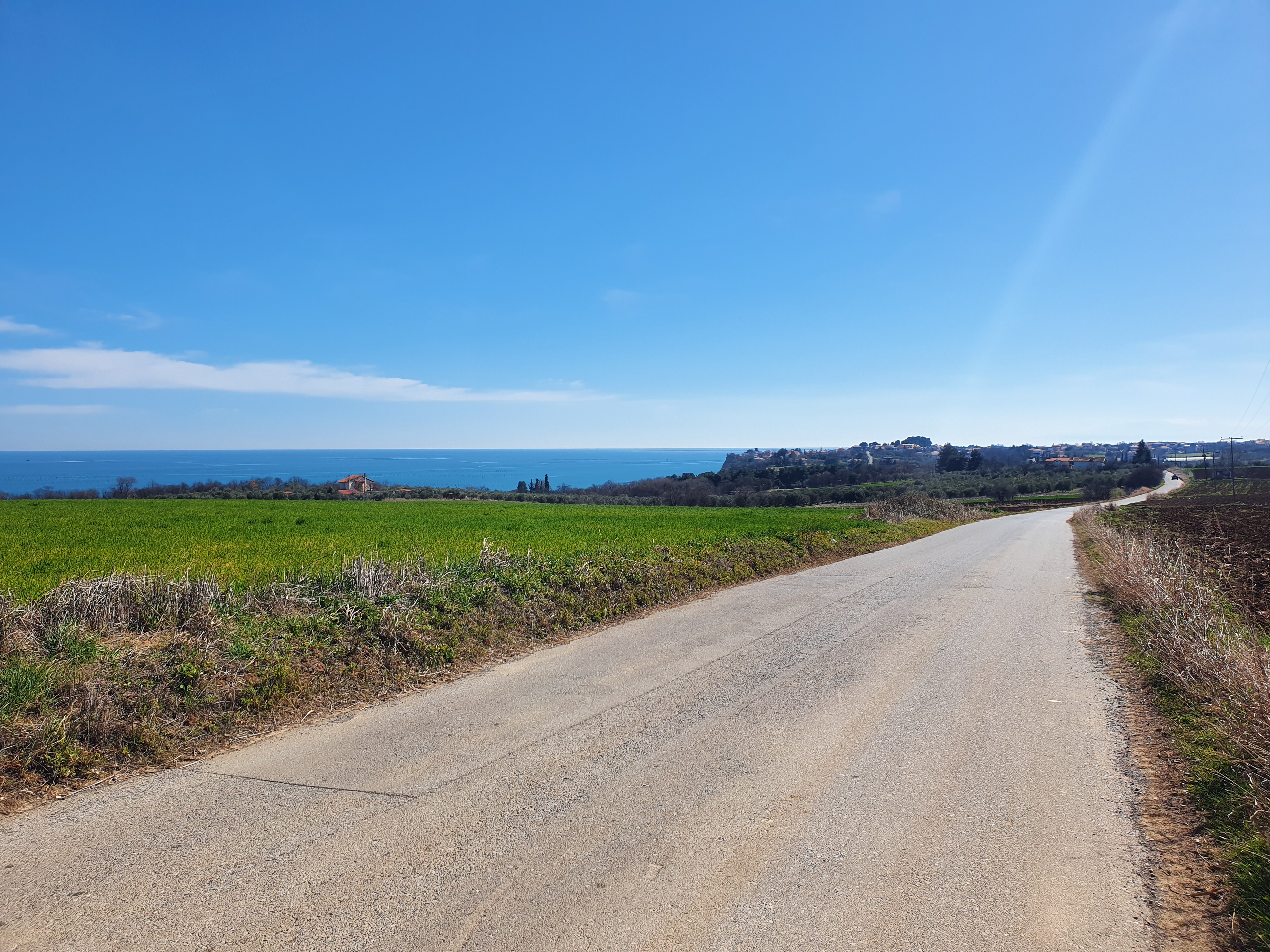 그리스 마크리얄로스 바다 테르마이코스 만