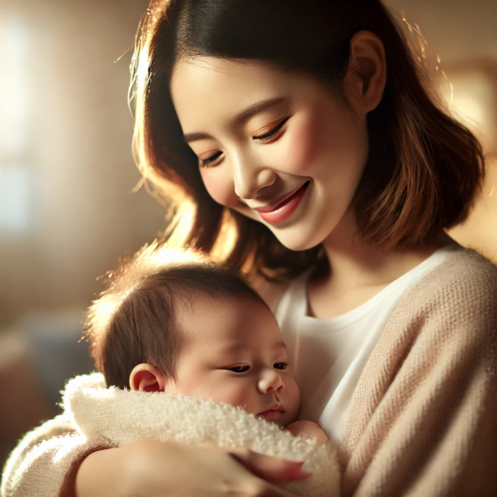 잠자는 아기