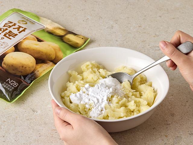 감자 치즈 호떡 반죽