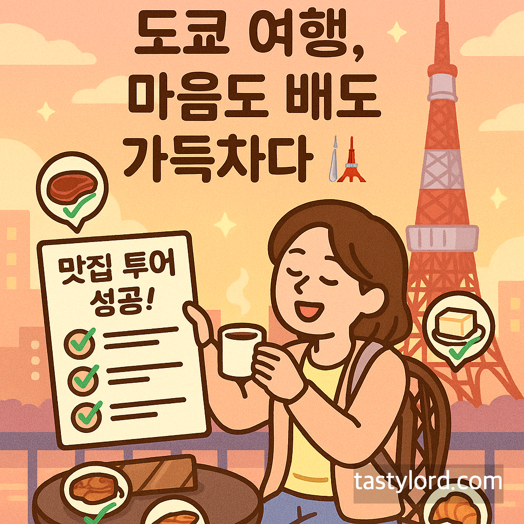 먹을게 너무 없는 도쿄 타워 주변 맛집 베스트 4