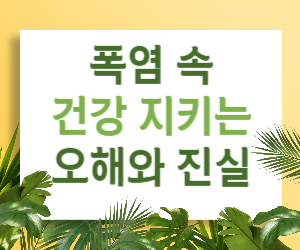 온열질환, 알면 막을 수 있다! 폭염 속 건강 지키는 오해와 진실