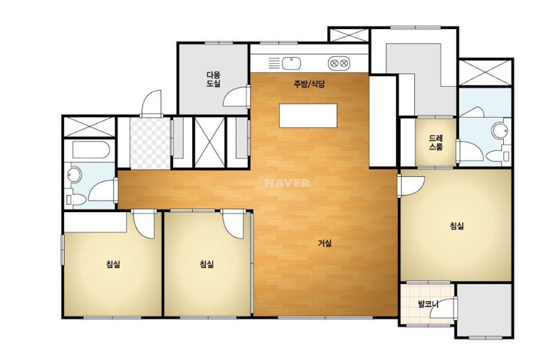 신내역금강펜테리움센트럴파크입지84평면도