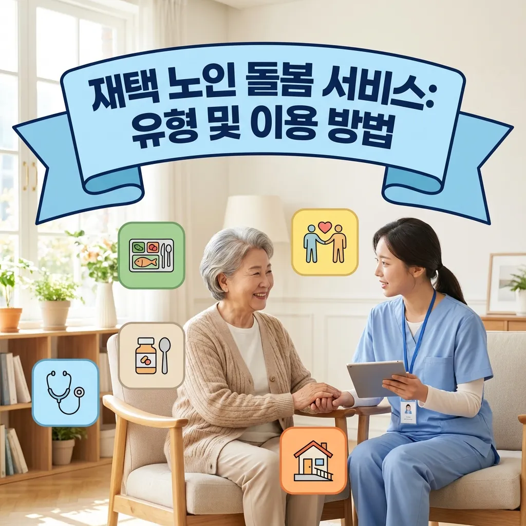 재가노인지원서비스 종류와 이용 방법