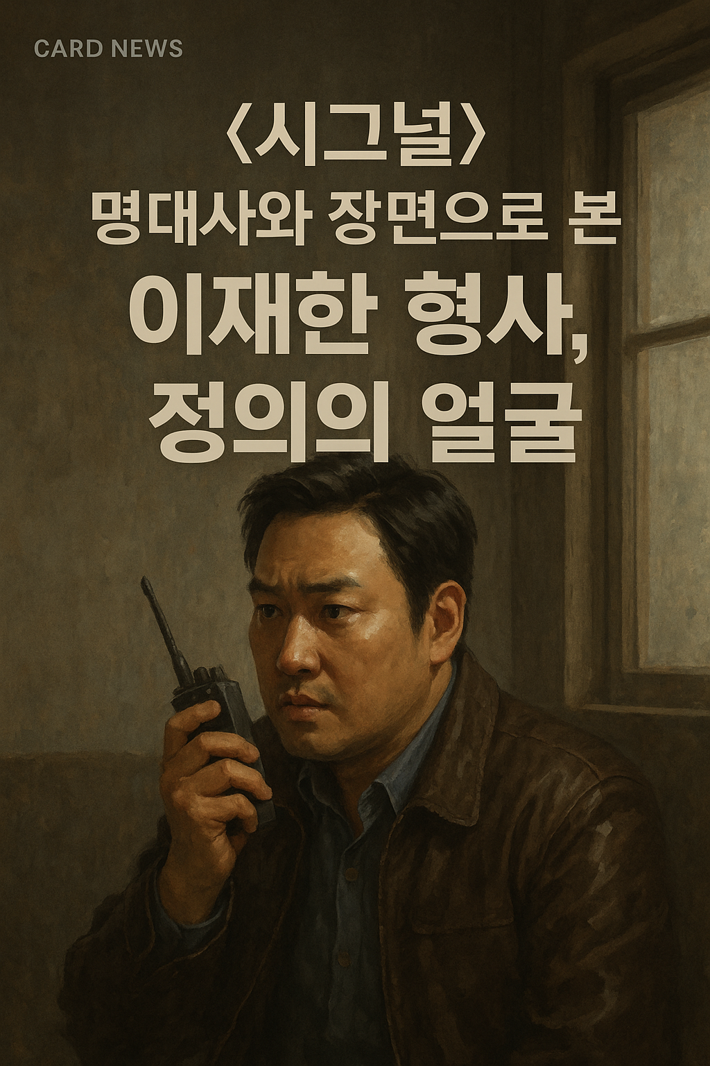 &lt;시그널&gt; 명대사와 장면으로 본 이재한 형사, 정의의 얼굴