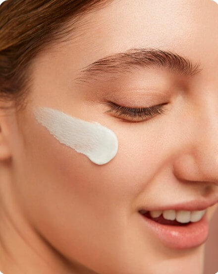 피부가 고운 여성