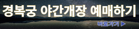 경복궁 야간개장 예매