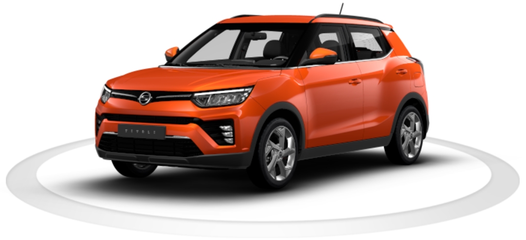 티볼리 색상코드 - 오렌지 팝(색상코드 : RAT)