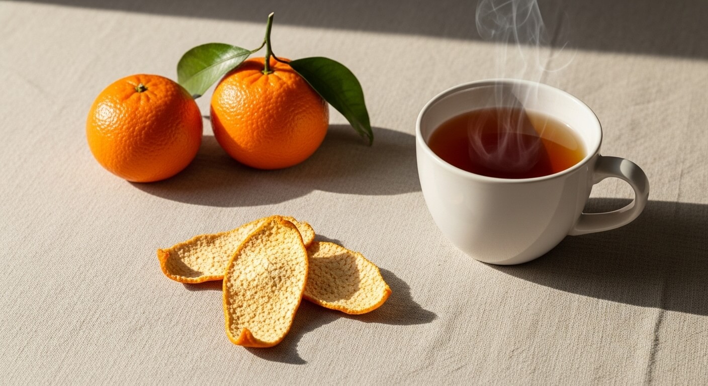 귤 껍질로 면역관리 (플라보노이드, 노화방지, 가래)