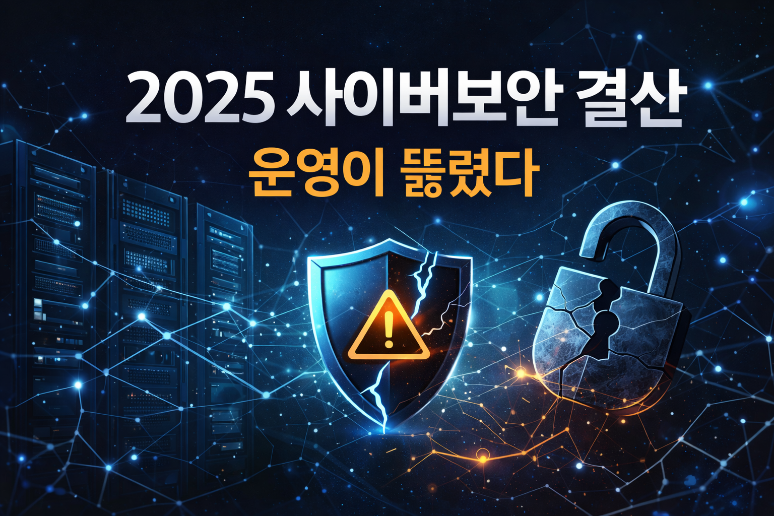2025년 주요 침해사고 12건을 통해 ‘기술보다 운영이 뚫린’ 지점을 정리하고, 2026년 대비 과제를 계정·로그·복구·공급망 관점에서 제시합니다.