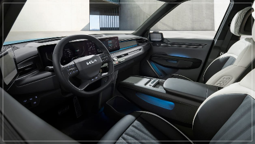 기아 ev9 실내모습