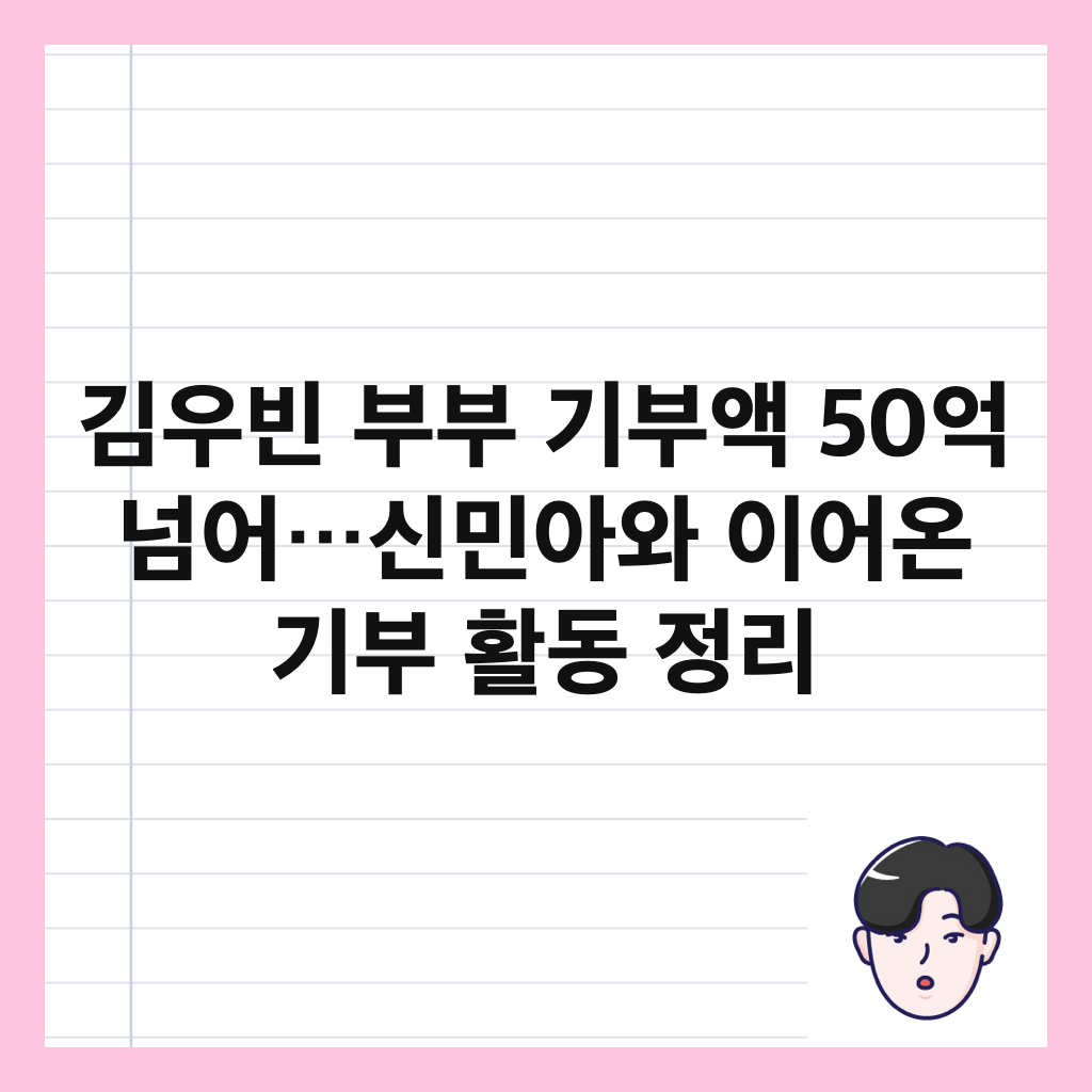 ๊น์ฐ๋น ๋ถ๋ถ ๊ธฐ๋ถ์ก 50์ต ๋์ด…์ ๋ฏผ์์ ์ด์ด์จ ๊ธฐ๋ถ ํ๋ ์ ๋ฆฌ ์ธ๋ค์ผ