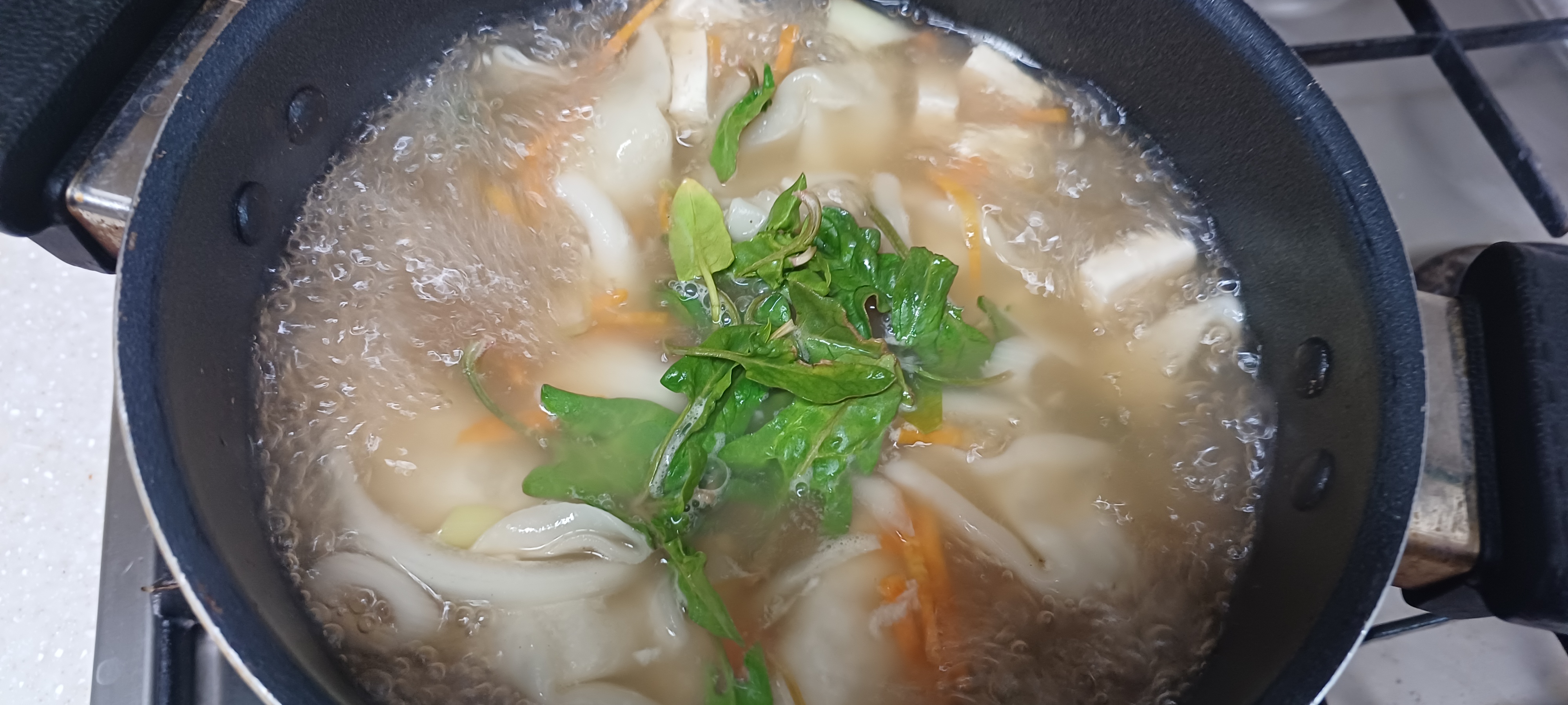 시금치 넣기