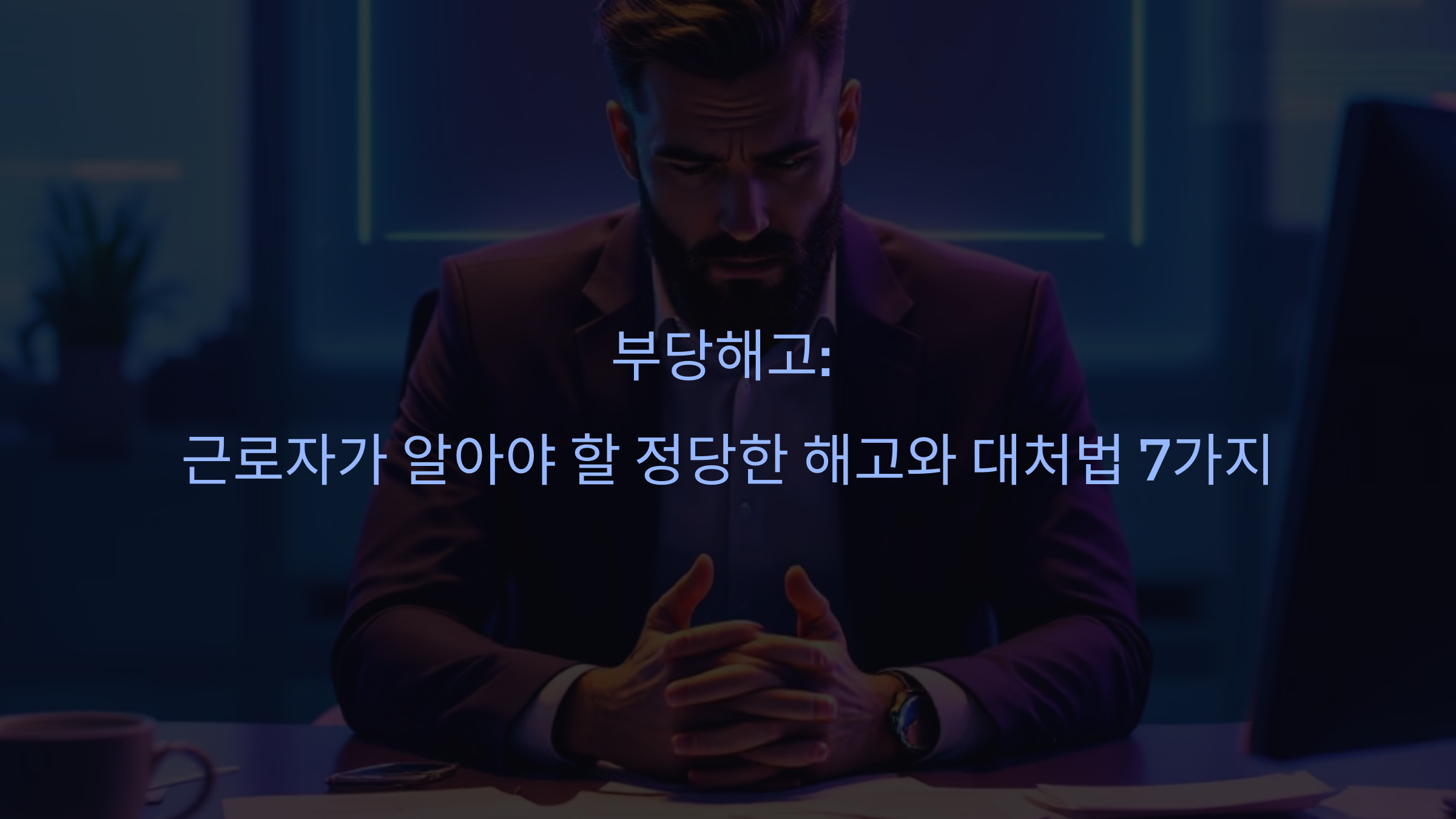 부당해고: 근로자가 알아야 할 정당한 해고와 대처법 7가지