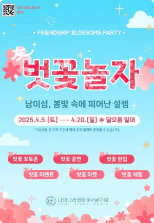 남이섬 벗꽃놀자