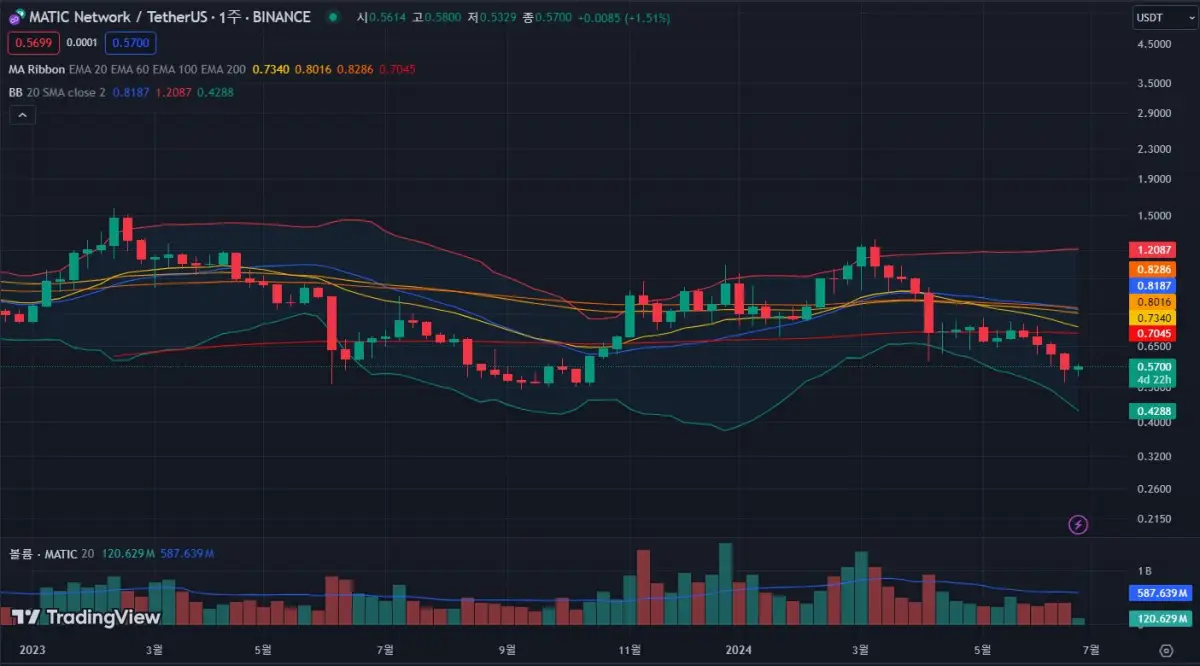 폴리곤-주봉-차트