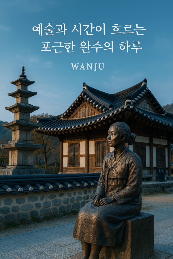 마음이 포근해지는 역사와 예술의 도시, 완주여행