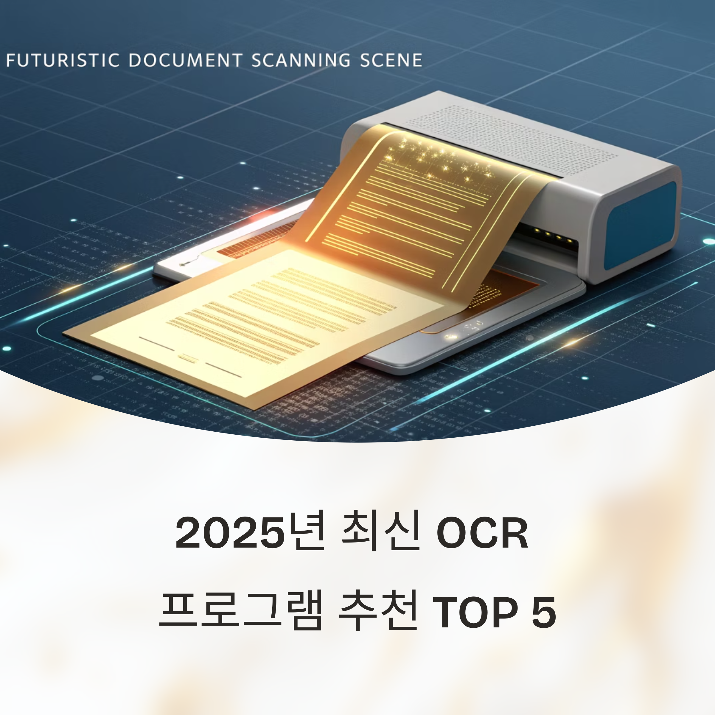 2025년 OCR 프로그램 추천 TOP 5