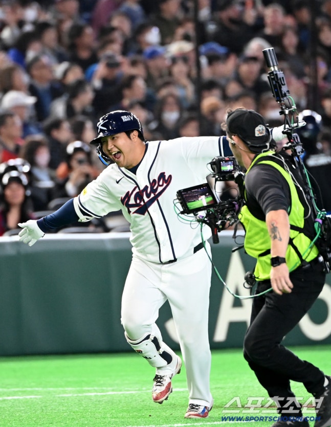 WBC 개막전인 체코전에서 한국의 문보경이 만루홈런을 쳤다. 사진 스포츠조선