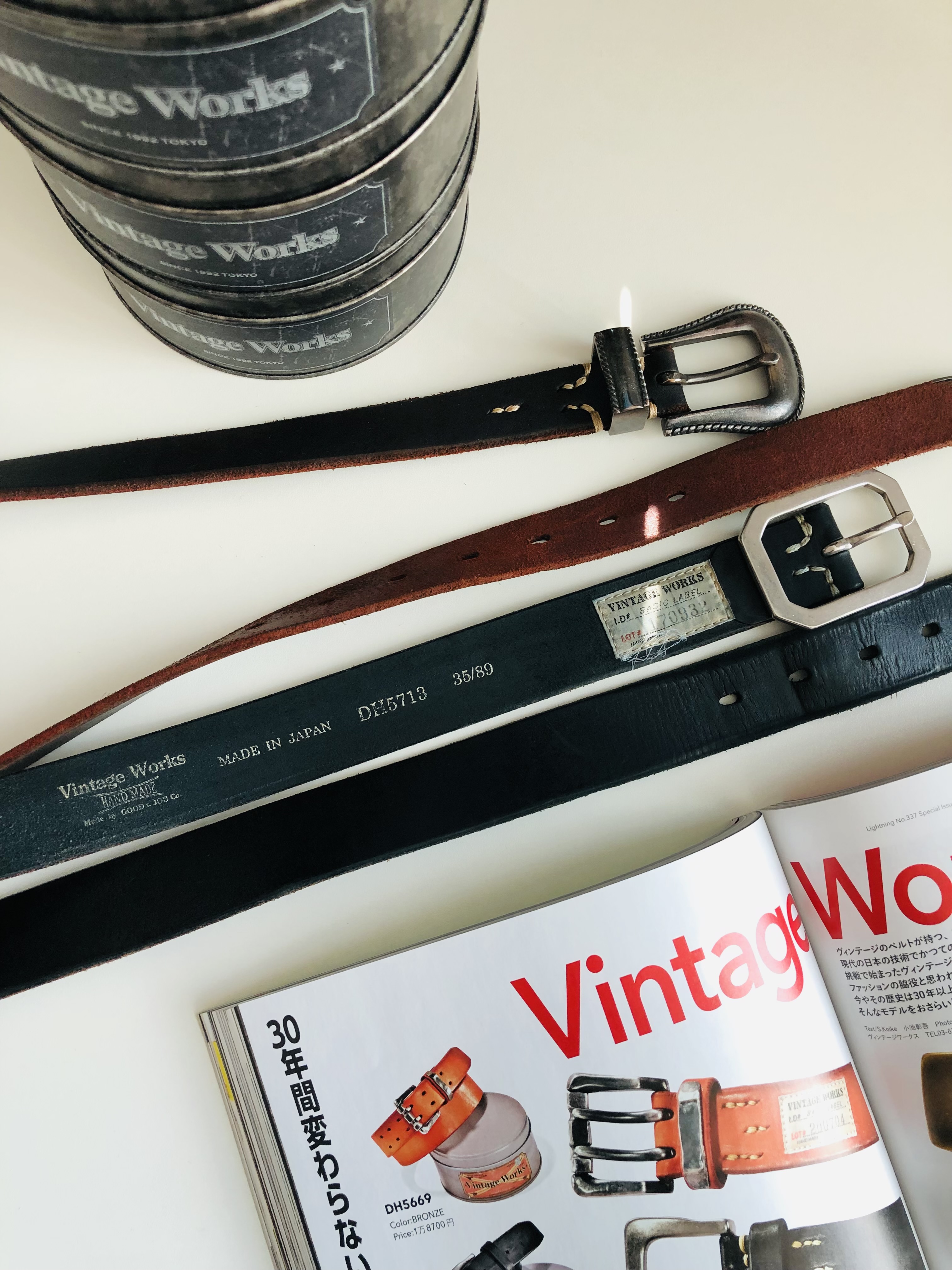 빈티지웍스 벨트 DH5738 / DH5713