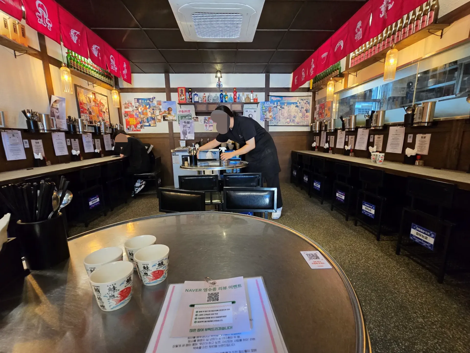 썸네일용 대표이미지(Featured Thumbnail Image): 마차이 방이점 테이블 세팅 사진