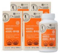 종근당 닥터굿스 비타민D 4000IU 츄어블, 90정, 4개