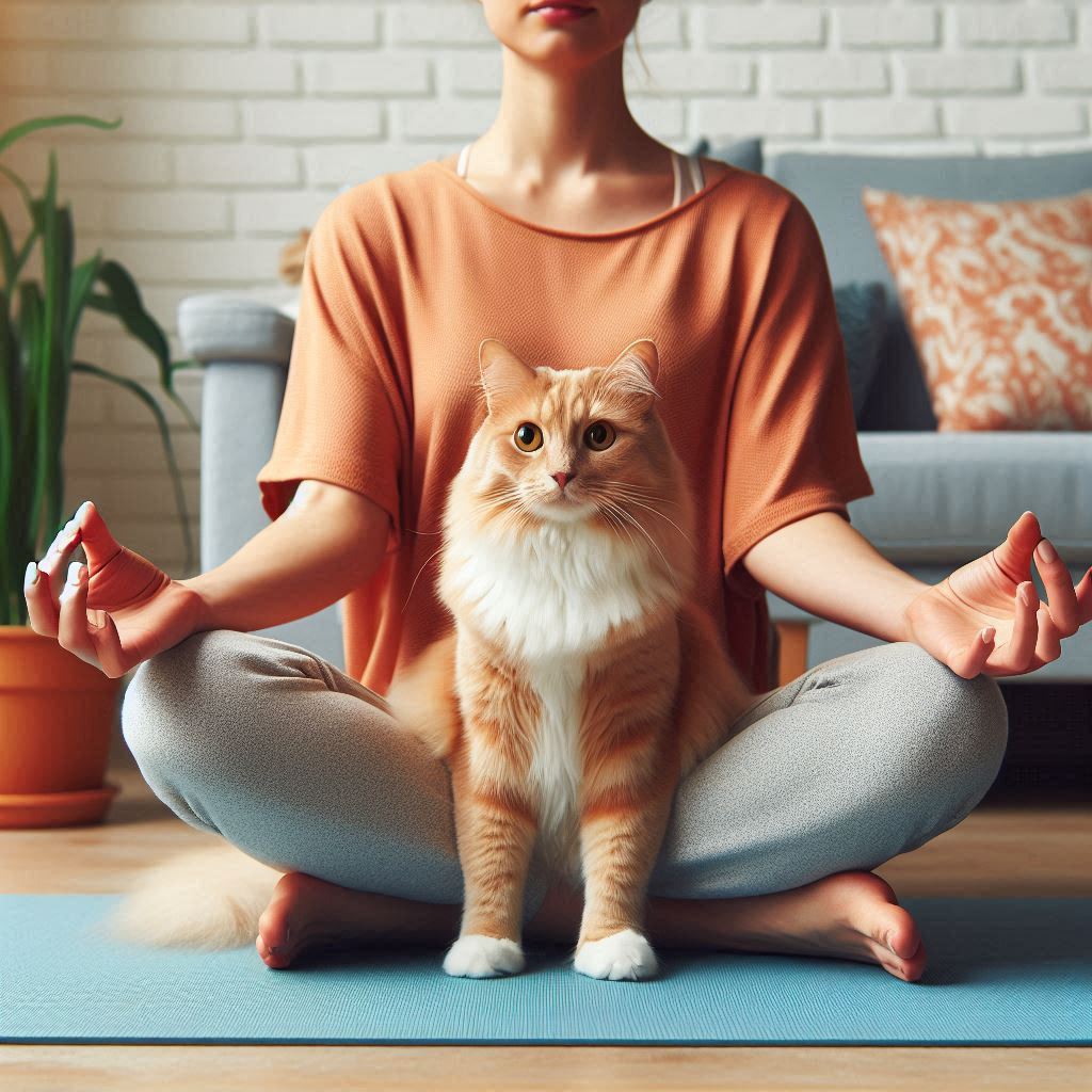 고양이와 함께하는 명상