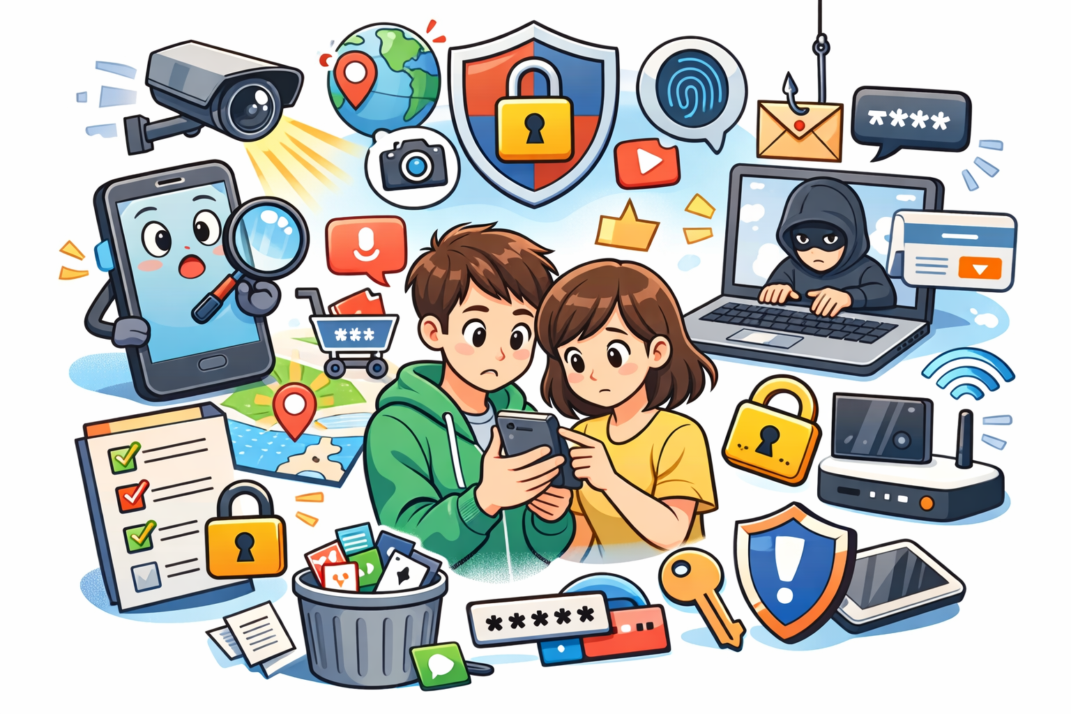 모르는 사이 수집되는 개인정보 차단 설정