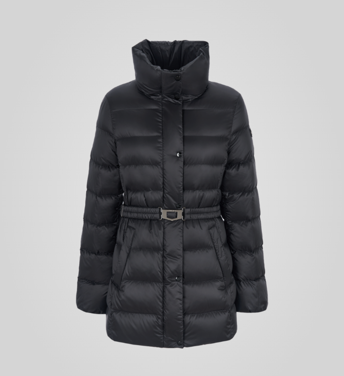 이일화 친밀한 리플리 89회 속 한혜라 블랙 벨트 패딩 패션_듀베티카 DUVETICA