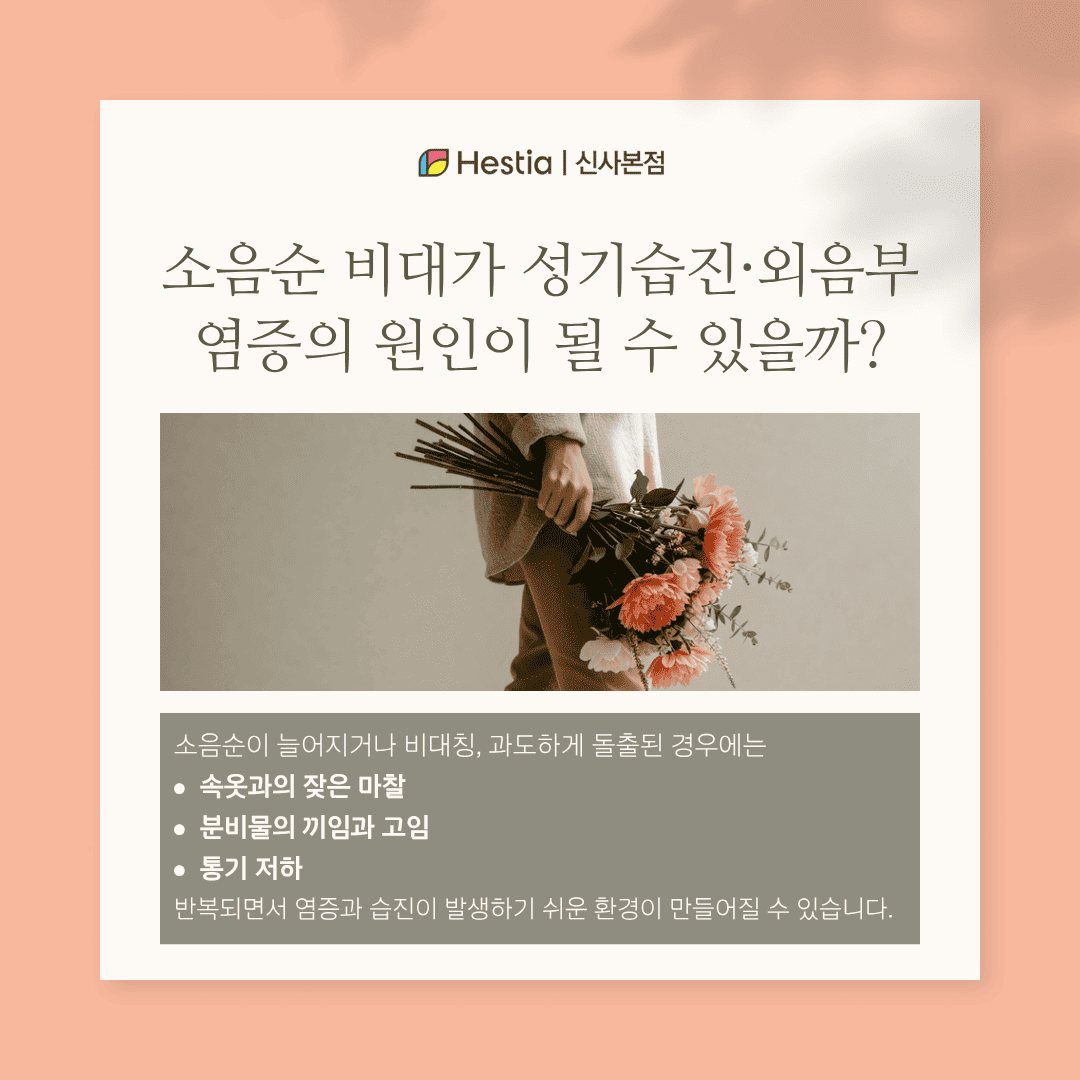 소음순 비대가 성기습진·외음부 염증의 원인이 될 수 있을까?