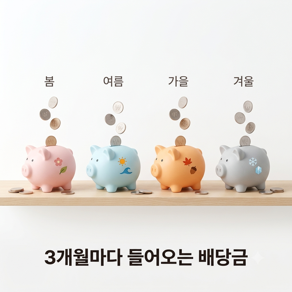 국내 분기배당주 개념 설명 이미지