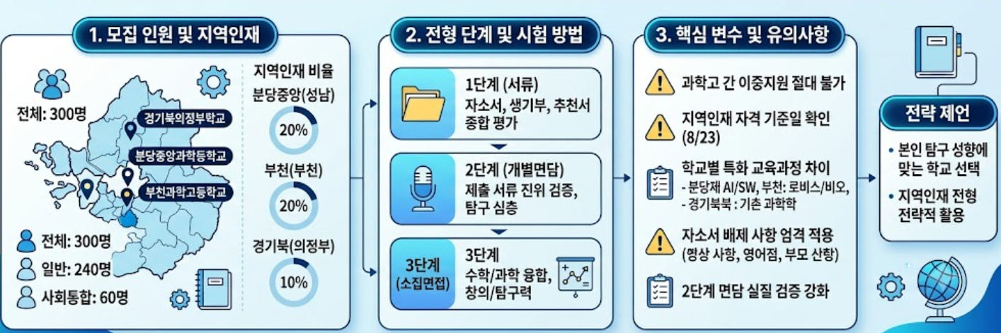 경기 과학고 모집인원 및 지역인재전형
