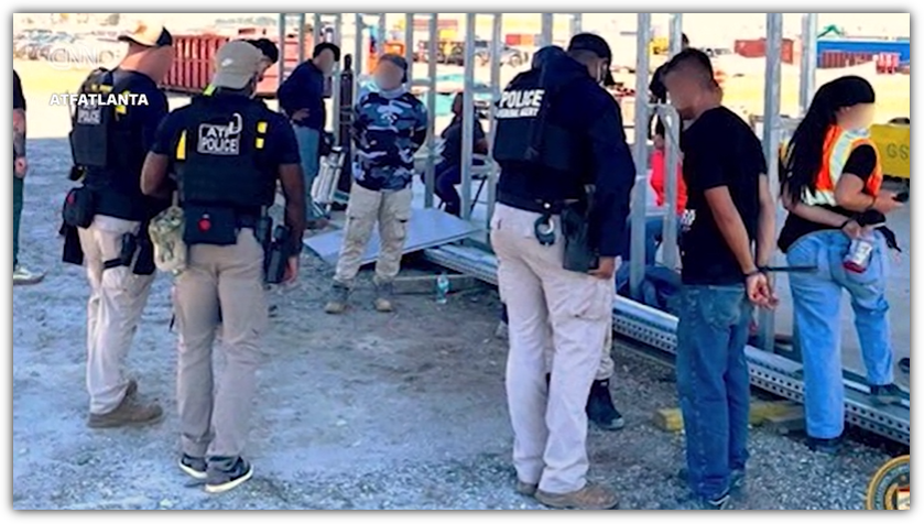 조지아주 공장 이민국 급습 및 근로자 체포