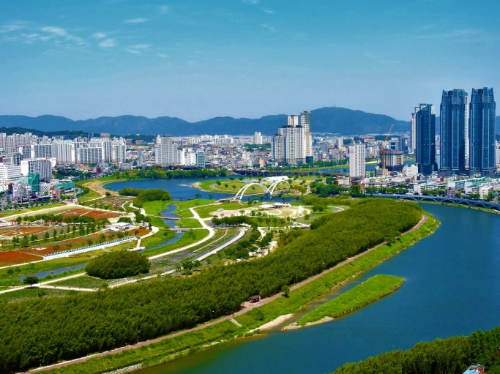 울산 태화강 국가정원 전경 사진