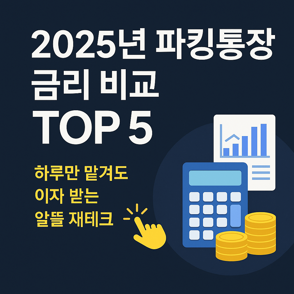 2025 파킹통장 금리 비교