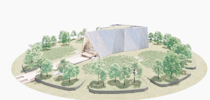 오클로의 SMR발전소 조감도