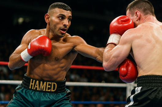 Naseem Hamed의 경기장면