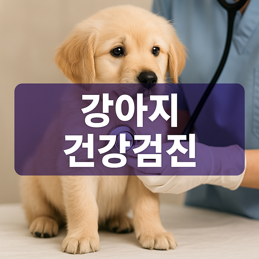강아지 건강검진 가이드