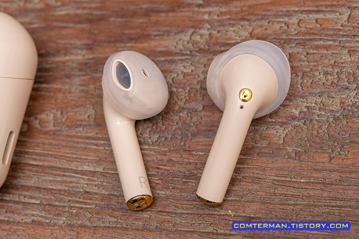 수디오 니오 이어폰 디자인