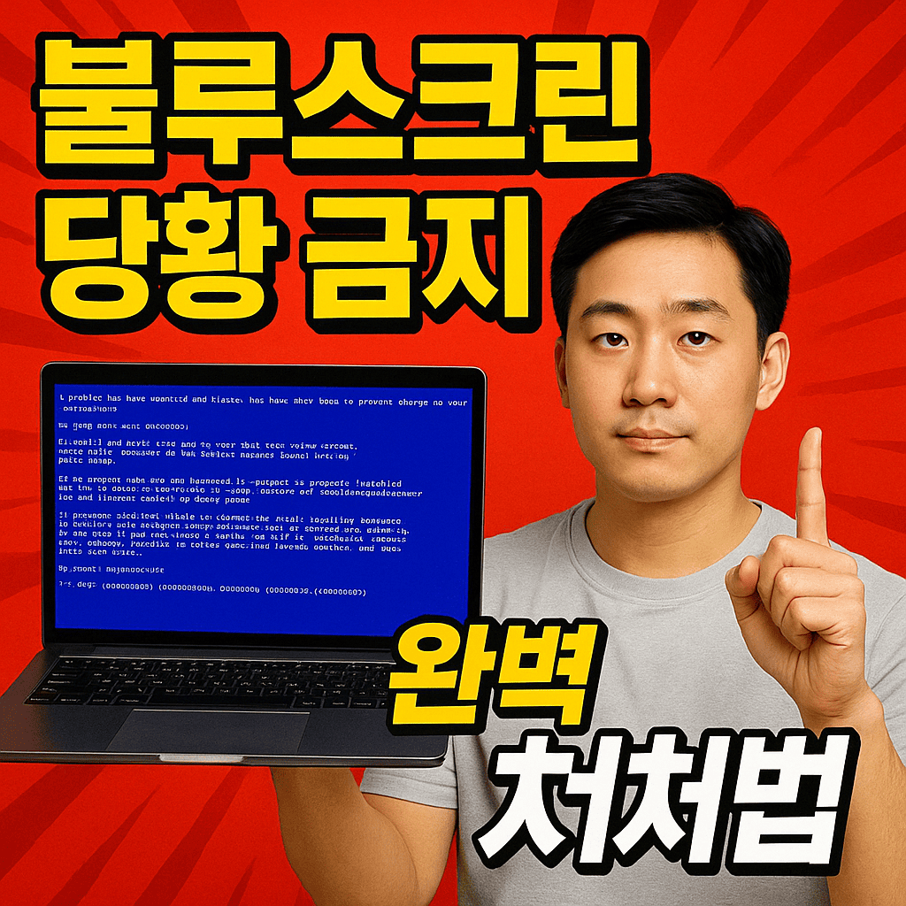 컴퓨터 갑자기 블루스크린 떴을 때 당황하지 않는 완벽 대처법