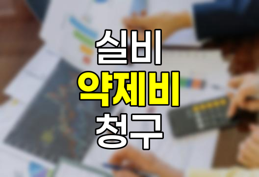 약제비용 실비청구 방법