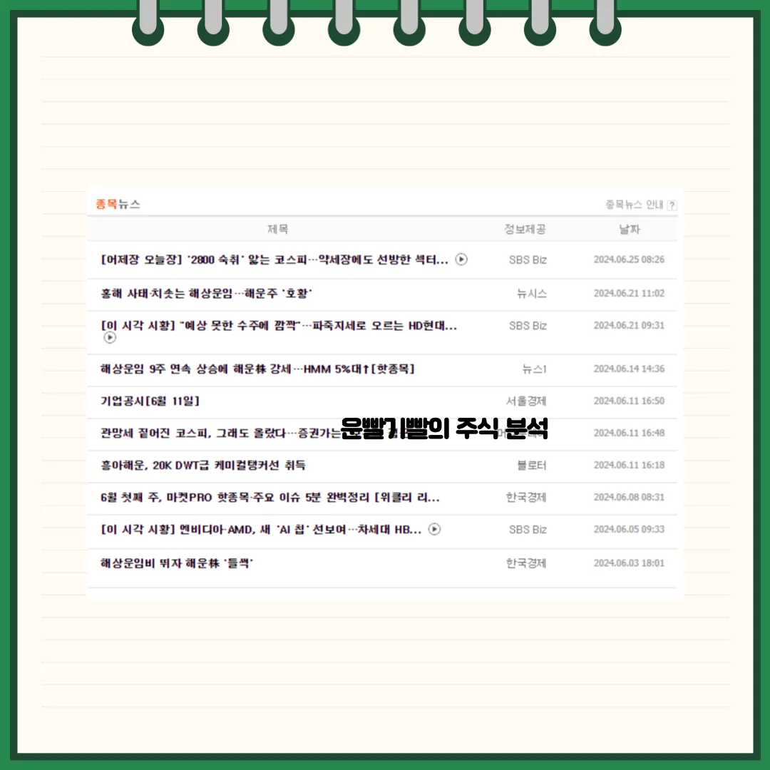 흥아해운 뉴스