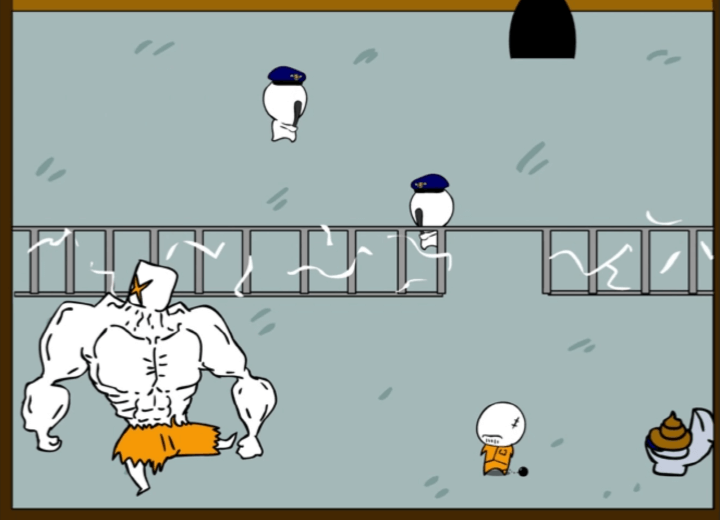 감옥탈출-오리지널-1인용-플래시게임-시작-화면