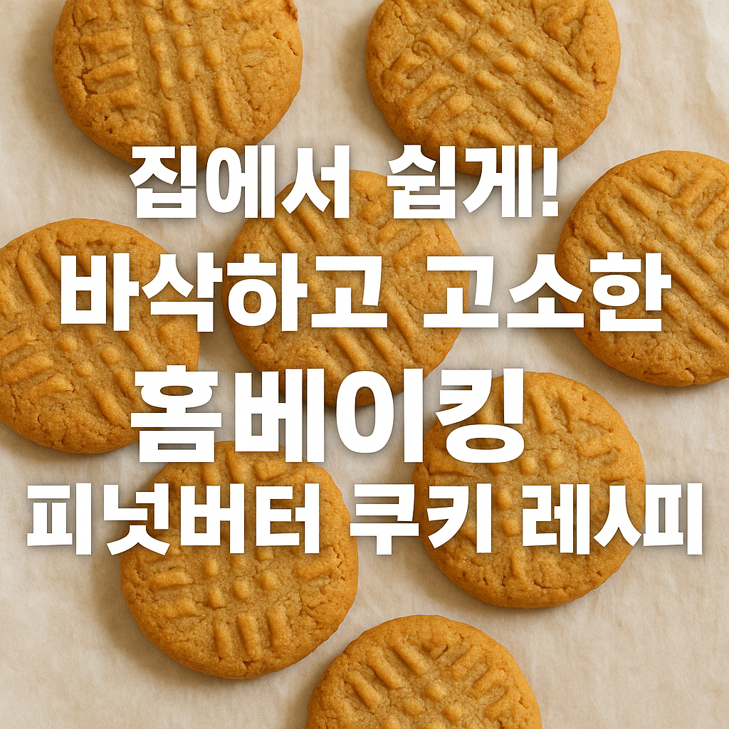 피넛버터 쿠키