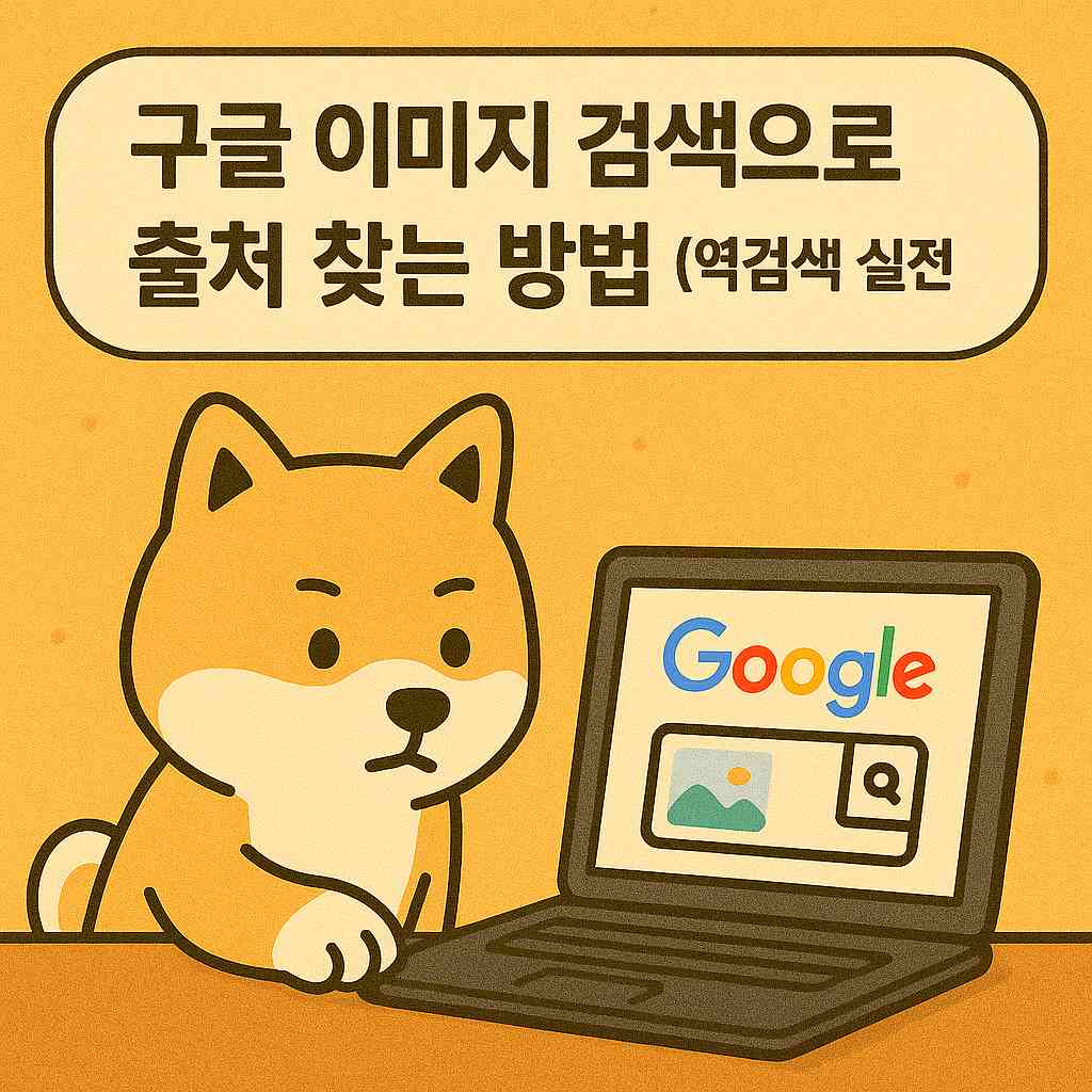 구글 이미지 검색으로 출처 찾는 방법 (역검색 실전 활용)