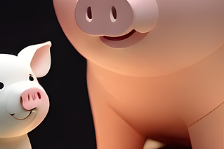 가족 돼지저금통